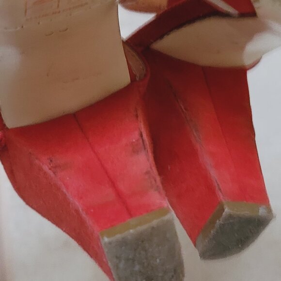 Fornarina Red and White Sandals - Picture 8 of 8